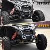 imageSAUTVS Black Combination Front Fascia ampamp LED Auxiliary Lights Front Fascia Signature Accent Turn Signal Lights Lamps for Can Am Maverick X3 MAX Turbo R RR 20172024 Accessories