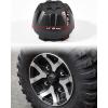 imageSAUTVS Black Dust Wheel Hub Caps for Kawasaki Mule PROMX EPS LE SE 20192025 Accessories Durable PP Material Center Hub Cap Covers 4PCS Replace 11065Y042