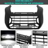 imageSAUTVS Black Front Fascia with LED Spotlights Auxiliary Lights Kit for CanAm Ryker 600 900 Sport ampamp Rally Edition All Models Accessories Replace 705010722