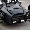 imageSAUTVS Black Front Fascia with LED Spotlights Auxiliary Lights Kit for CanAm Ryker 600 900 Sport ampamp Rally Edition All Models Accessories Replace 705010722