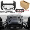 imageSAUTVS Black Front Fascia with LED Spotlights Auxiliary Lights Kit for CanAm Ryker 600 900 Sport ampamp Rally Edition All Models Accessories Replace 705010722