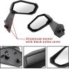 imageSAUTVS Black Metal Door Handles ampamp Front Door Rear View Side Mirrors Kit for CanAm X3 ampamp X3 Max 20172021 Accessories