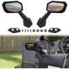 imageSAUTVS Black Metal Door Handles ampamp Front Door Rear View Side Mirrors Kit for CanAm X3 ampamp X3 Max 20172021 Accessories