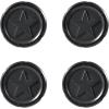 imageSAUTVS Black Tire Wheel Hub Caps for CanAm Maverick R MAX X RS 2024 Models Accessories Durable PP Material Wheel Rim Center Cap Covers 4PCS