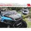 imageSAUTVS Carbon Fiber Pattern Turbo Hood Scoop Air Intake Kit for Polaris RZR XP 1000TURBO XP 4  TURBO S 20192023 Accessories