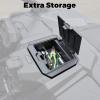imageSAUTVS Center Console Dash Storage Box for Polaris RZR PRO XPPRO RTurbo R 20202024 Accessories Center Compartment Box Storage Bin