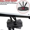 imageSAUTVS Center Convex Rearview Mirror and Adjustable Folding Side Rear View Mirrors Kit for Polaris RZR XP XP4 1000 Turbo S 4 1000 900 20142023 Accessories Replace 2881198 2881540