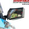 imageSAUTVS Center Convex Rearview Mirror and Adjustable Folding Side Rear View Mirrors Kit for Polaris RZR XP XP4 1000 Turbo S 4 1000 900 20142023 Accessories Replace 2881198 2881540