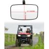 imageSAUTVS Center Rear View Mirror Compatible with Honda Pioneer 520 20212025500 20152023 Pioneer 700 20172025 Accessories Foldable Interior Center Convex Rearview Mirror
