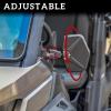 imageSAUTVS Center Rear View Mirror ampamp Wider Ajustable Aluminum Shell Rear View Side Mirrors for CanAm Defender HD5 HD8 HD10 MAX 20162021 Accessories