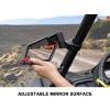 imageSAUTVS Center Rear View Mirror and Side Mirrors Kit for Honda Talon 1000 Convex Center Mirror and Adjustable Folding Side Mirrors for Honda Talon 1000X 1000R 1000 X4 20192024 Accessories