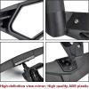imageSAUTVS Center Rear View Mirror and Side Mirrors Kit for Honda Talon 1000 Convex Center Mirror and Adjustable Folding Side Mirrors for Honda Talon 1000X 1000R 1000 X4 20192024 Accessories