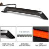 imageSAUTVS Center Tail Light 3rd Brake Stop Lamp for Polaris RZR XPXP 4 1000 20142018 Smoked Black Rear Third Brake Center Accent Lamp Taillight Accessories 1PCS