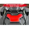 imageSAUTVS Classic Hood Accent Adrenaline Red Panel for Ryker Classic Red Hood Accent for CanAm Ryker 600 900 ampamp Ryker Rally Edition Accessories 1PC Replace 219400874