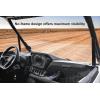 imageSAUTVS Clear Front Half Windshield for Polaris RZR XPXP4 1000 2024 2025 Lightly Dustproof Durable Poly Half Windscreen Window Accessories
