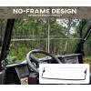 imageSAUTVS Clear Front Half Windshield for Polaris Ranger 570 Midsize Lightly Dustproof Durable Poly Half Windscreen for Polaris Ranger 500 Crew 570 SP 570 Mid Size Accessories 20152025 Accessories