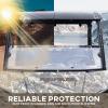 imageSAUTVS Clear Front Half Windshield for Polaris Ranger 570 Midsize Lightly Dustproof Durable Poly Half Windscreen for Polaris Ranger 500 Crew 570 SP 570 Mid Size Accessories 20152025 Accessories