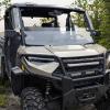 imageSAUTVS Clear Front Half Windshield for Ranger XP 1000 1725 Lightly Dustproof Durable PC Half Windscreen for Polaris Ranger XP 1000  900  Crew  Diesel 20172025 Accessories Replace 2883301