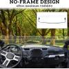 imageSAUTVS Clear Front Half Windshield for Ranger XP 1000 1725 Lightly Dustproof Durable PC Half Windscreen for Polaris Ranger XP 1000  900  Crew  Diesel 20172025 Accessories Replace 2883301