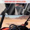 imageSAUTVS Clear Half Windshield for Kawasaki Teryx Teryx4 Lightly Dustproof Durable Front Half Windscreen for Kawasaki Teryx 800  Teryx4 800 20162025 Accessories