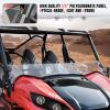 imageSAUTVS Clear Half Windshield for Kawasaki Teryx Teryx4 Lightly Dustproof Durable Front Half Windscreen for Kawasaki Teryx 800  Teryx4 800 20162025 Accessories