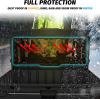 imageSAUTVS Clear Polycarbonate Rear Windshield Back Window for Polaris Ranger XP 10001000Crew 20172025 XP 900570Diesel 20132025 with All Seal Quick Installation Accessories Compatible with RoofDark Tinted Rear Windshield
