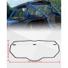 imageSAUTVS Combined Rear Windshield for Honda Talon 1000R 1000X 20192025 Accessories Polycarbonate Clear Back Window with Noise Strip Impact Resistant