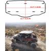 imageSAUTVS Combined Rear Windshield for Honda Talon 1000R4 1000X4 1000XS4 20202025 Accessories Polycarbonate Clear Back Window with Noise Strip Impact Resistant