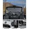 imageSAUTVS Combined Rear Windshield for Honda Talon 1000R4 1000X4 1000XS4 20202025 Accessories Polycarbonate Clear Back Window with Noise Strip Impact Resistant