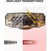 imageSAUTVS Combined Rear Windshield for Honda Talon 1000R4 1000X4 1000XS4 20202025 Accessories Polycarbonate Clear Back Window with Noise Strip Impact Resistant