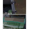 imageSAUTVS Dark Tinted Front Half Windshield for Kawasaki Mule 4000 4010 Lightly Durable Poly Half Windscreen for Kawasaki Mule 4000 4010 20092026 Accessories