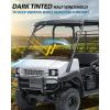 imageSAUTVS Dark Tinted Front Half Windshield for Kawasaki Mule 4000 4010 Lightly Durable Poly Half Windscreen for Kawasaki Mule 4000 4010 20092026 Accessories
