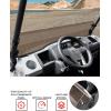 imageSAUTVS Dark Tinted Front Half Windshield for Kawasaki Mule ProMX Lightly Durable PC Half Windscreen for Kawasaki Mule Pro MX 20192026 Accessories