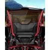 imageSAUTVS Dark Tinted Rear Windshield for Honda Talon 1000R 1000X 20192025 Accessories Combined Polycarbonate Back Window with Noise Strip Impact Resistant