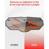 imageSAUTVS Dark Tinted Rear Windshield for Honda Talon 1000R 1000X 20192025 Accessories Combined Polycarbonate Back Window with Noise Strip Impact Resistant