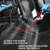 imageSAUTVS Door Latches for Polaris RZR Rustproof 45quot Easy Latches Vent Extender Secure Door Opener for Increasing Air Circulation for RZR XP 10004 1000 TURBOTURBO S900 S 1000 20142023 1 Pair