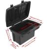 imageSAUTVS Double Layer Cargo Storage Box for CanAm DefenderCommander Removable Rear Cargo Box Bed Trunk Storage Bin for Can Am Defender HD5 HD7 HD8 HD9 HD10 MaxCommander Accessories
