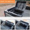 imageSAUTVS Double Layer Cargo Storage Box for CanAm DefenderCommander Removable Rear Cargo Box Bed Trunk Storage Bin for Can Am Defender HD5 HD7 HD8 HD9 HD10 MaxCommander Accessories