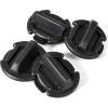 imageSAUTVS Durable Twist Floor Drain Plugs for Polaris RZRGeneral Body Rocker Panels Trap Seal Plug for Polaris RZR 900 1000 XP 4 Turbo RS1 4P S4 General 20142021 Accessories 4PCS