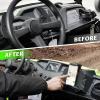 imageSAUTVS Electronic Device Tablet Phone Holder Compatible with Honda Pioneer 520 20212025  Pioneer 500 20152023 Accessories Adjustable Navigator GPS Tablet Phone Mount with Extra Storage Box