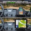 imageSAUTVS Electronic Device Tablet Phone Holder Compatible with Honda Pioneer 520 20212025  Pioneer 500 20152023 Accessories Adjustable Navigator GPS Tablet Phone Mount with Extra Storage Box