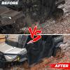 imageSAUTVS Extended Fender Flares for Ranger XP 1000 1825 Heavy Duty Front ampamp Rear Mud Flaps for Polaris Ranger XP 1000 Crew 20182025 Accessories 8PCS