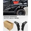 imageSAUTVS Extended Rear Fender Flares Compatible with Honda Pioneer 10005 20162025 Wider Rear Left ampamp Right Mud Flaps Mud Guards Extensions Accessories 8PCS