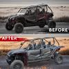 imageSAUTVS Fender Flares Extensions Mud Flaps for Honda Talon 1000 Mud Guards Fender Extensions Guards for Honda Talon 1000X 1000R 1000X4 20192024 Accessories 4PCS