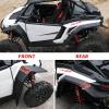 imageSAUTVS Fender Flares for Polaris RZR XP 1000 XP4 1000 2024 2025 Accessories Front ampamp Rear Full Coverage Fender Flares Mud Flaps Mud Guards Replace 2889133