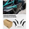 imageSAUTVS Fender Flares for RZR PRO XPRS 2025 Front ampamp Rear Full Coverage Mud Flaps Mud Guards Splash Guards for Polaris RZR PRO XP XP4R R4S S4 2025 Accessories Replace 2890407