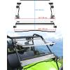 imageSAUTVS Flip Up Windshield Compatible with Honda Pioneer 520 20212025  Pioneer 500 20152023 Clear 15quot Hard Coated Poly Front Flip Windscreen Accessories Can be Closed Vented or Fully Open