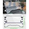 imageSAUTVS Flip Up Windshield Compatible with Honda Pioneer 7002 7004 20142025 Clear 15quot Hard Coated Poly Front Flip Windscreen Accessories Can be Closed Vented or Fully Open