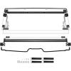 imageSAUTVS Flip Up Windshield Compatible with Honda Talon 1000R 1000X 1000X4 20192025 Clear 15quot Hard Coated Poly Front Flip Windscreen Accessories Can be Closed Vented or Fully Open