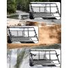 imageSAUTVS Flip Up Windshield Compatible with Kawasaki Mule Pro FXT DXT DX FX 20152025 Clear 15quot Hard Coated Poly Front Flip Windscreen Accessories Can be Closed Vented or Fully Open